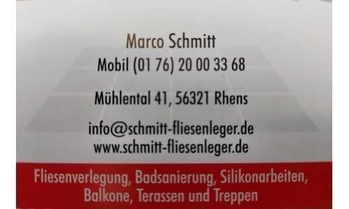 Fliesenleger Marco Schmitt